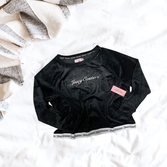 Juicy Couture Velour Jogger Pajama Set - Picture 3 of 6